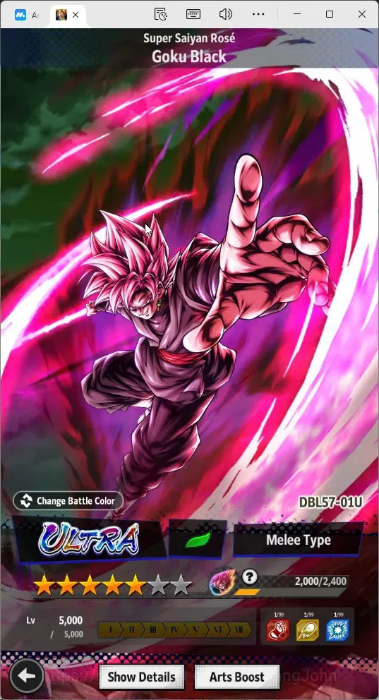 Dragon Ball Legends Accounts Global | Lvl 189|517M Total Power|1.6K CC|3 LR|7 U image 14