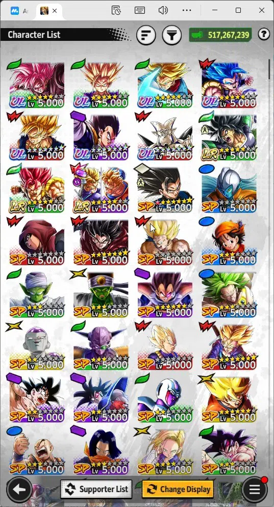 Dragon Ball Legends Accounts Global | Lvl 189|517M Total Power|1.6K CC|3 LR|7 U image 18