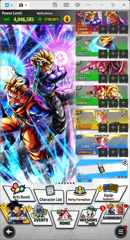 Dragon Ball Legends Accounts Global | Lvl 189|517M Total Power|1.6K CC|3 LR|7 U image 20