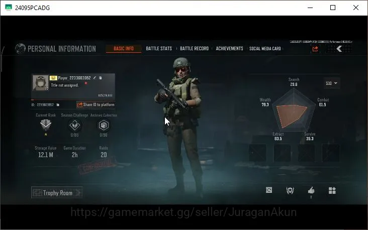 Arena Breakout Starter [MOBILE]SV 12M|CV 10M |Starter Plain ACC Ready Rai image 1