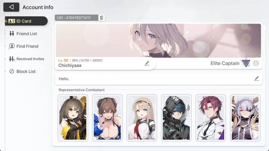 Chaos Zero Nightmare Accounts GLOBAL|Lv 50|9 SSR[YukiM2,HaruM2,Chizuru,KhalipeM2,Rin,Veronica,Kayron,Luke,Orela]+11 SR+23 SR 2