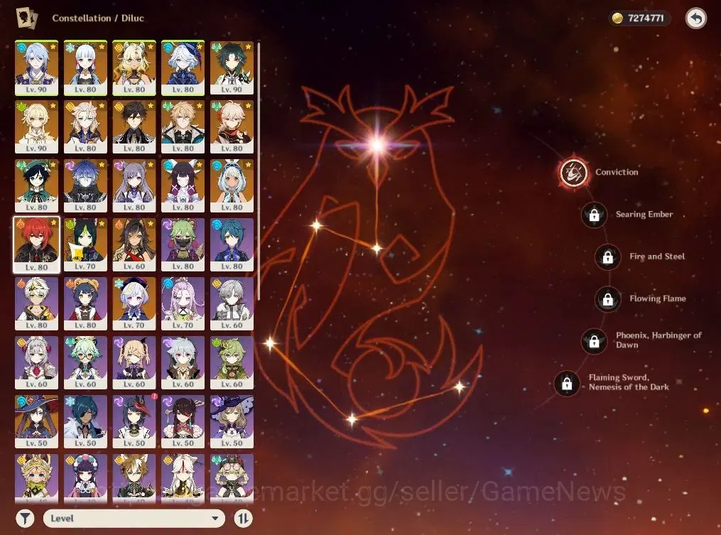 Genshin Impact Accounts ASIA|AR58|PreamTeam Varka|13Limited+3(*5Weapon)|Fl image 4