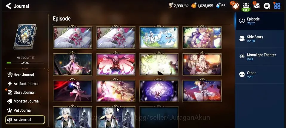 Epic Seven Accounts Global Unverif|Fresh Starter| 5ML BM Haste, SE Cel image 4