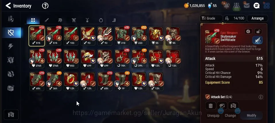 Epic Seven Accounts Global Unverif|Fresh Starter| 5ML BM Haste, SE Cel image 6