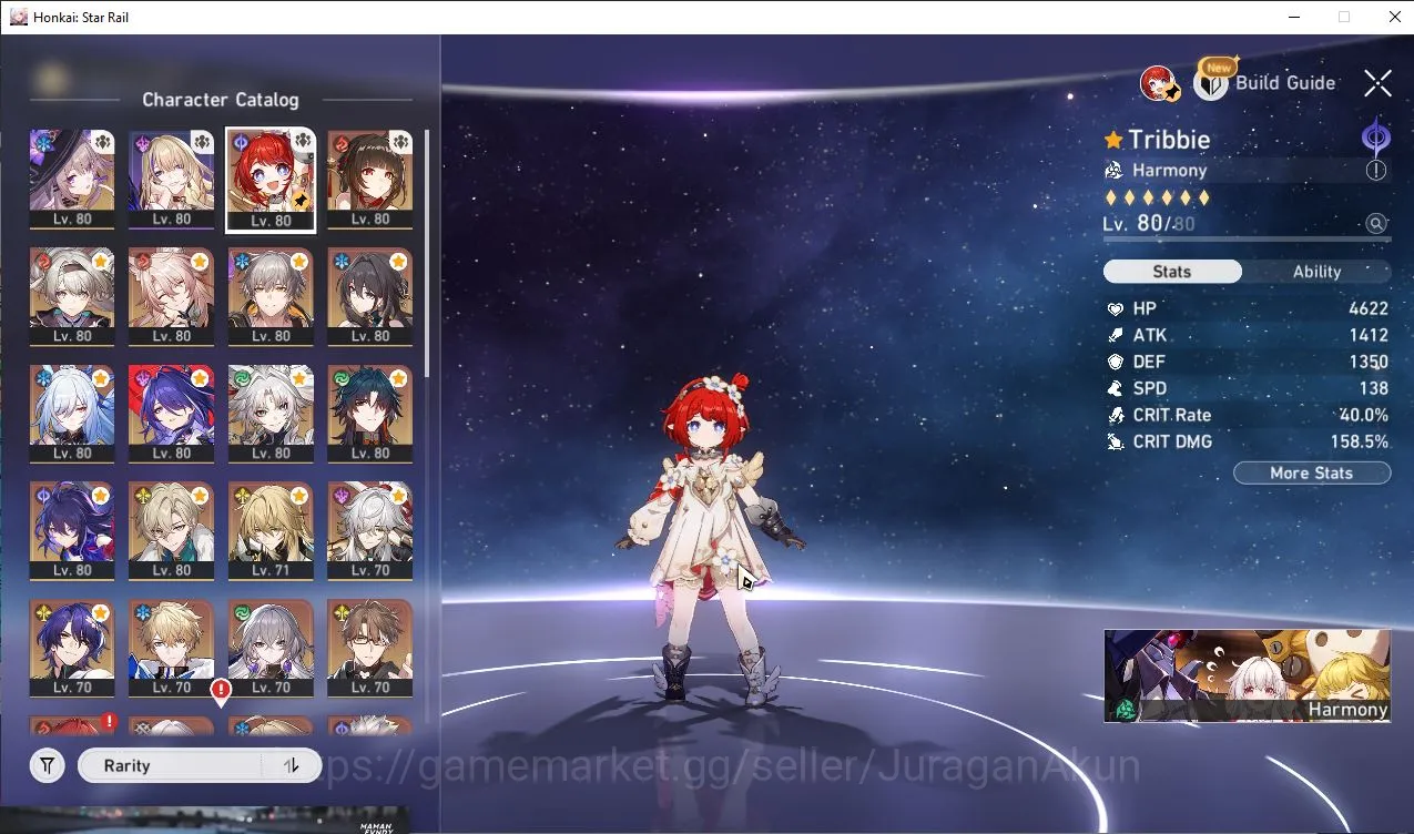 Honkai Star Rail Accounts Mid Game ASIA|TL70|14 Limits [(E1 Firefly,The Herta,Acheron,Aventurine)+Sign,E1 3