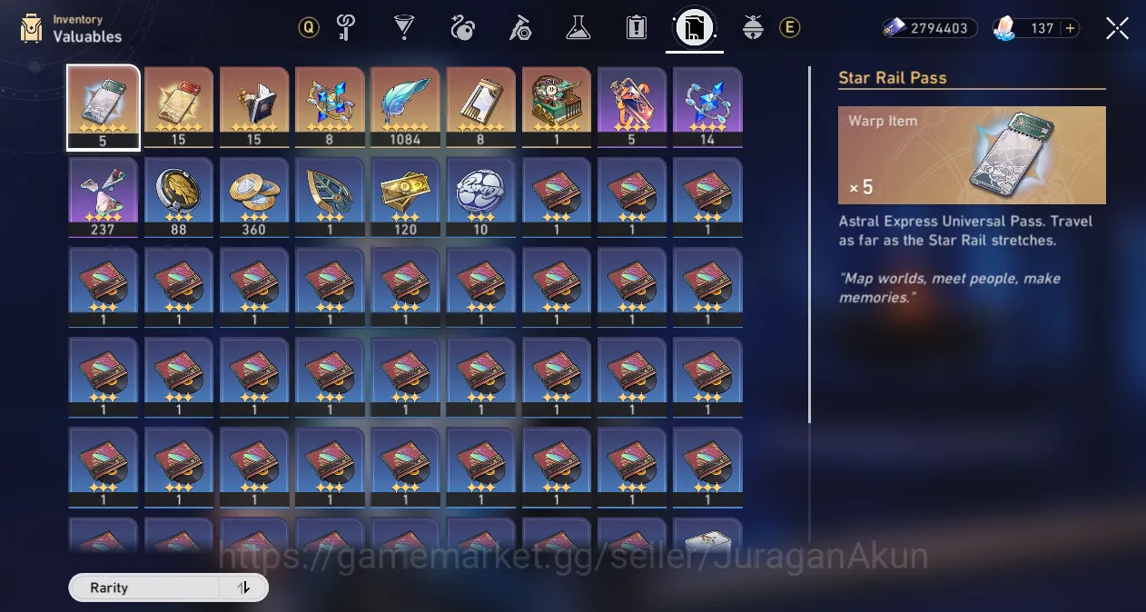 Honkai Star Rail Accounts End Game ASIA [TL68] 10 Limited (Anaxa, The Herta, Tribbie, Robin, Topaz. ETC)|Amphoreus|Take 4