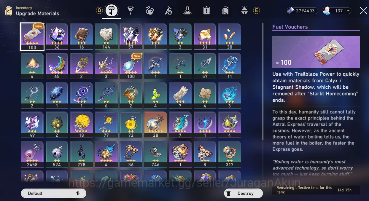 Honkai Star Rail Accounts End Game ASIA [TL68] 10 Limited (Anaxa, The Herta, Tribbie, Robin, Topaz. ETC)|Amphoreus|Take 6