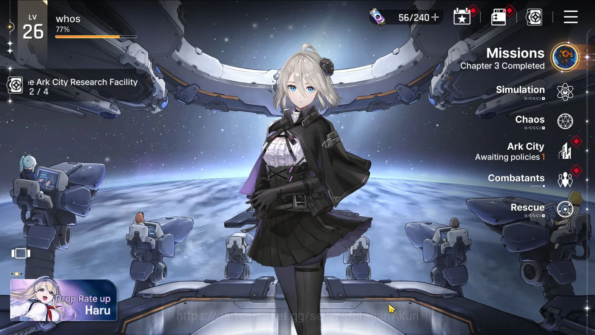 Chaos Zero Nightmare Accounts GLOBAL Lv23|6 SSR(Veronica,Hugo,Haru,Renoa M1,Orlea,Luke)+7SR(Mika M3,Beryl M6,)8SSR