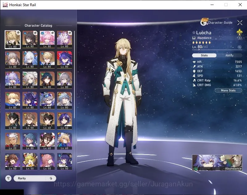Honkai Star Rail Accounts End Game ASIA|TL 70|12 Limited|[Sunday,Luocha,Cyrene,Castorice,Acheron,Silver Wolf Etc]|Mc 2