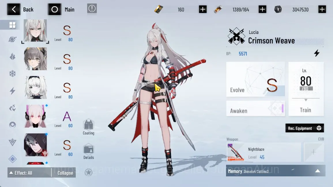 Punishing: Gray Raven Accounts ASIA | Lucia CW+Sign, NanamiStarrail+Sign, Feral | image 2