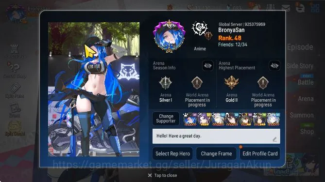 Epic Seven Mid-Tier Global verif|ML 10(DBSenya,Zio,LWPeira,DDRay,etc)L image 1