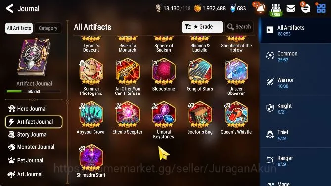Epic Seven Accounts Mid-Tier Global verif|ML 10(DBSenya,Zio,LWPeira,DDRay,etc)Limit 7