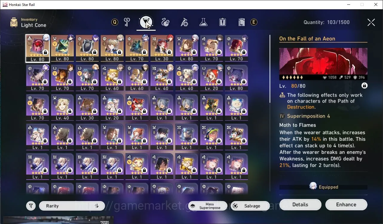 Honkai Star Rail Accounts ASIA|TL69|11 Limits[Acheron+Sign,SW,Black Swan,Ave image 3