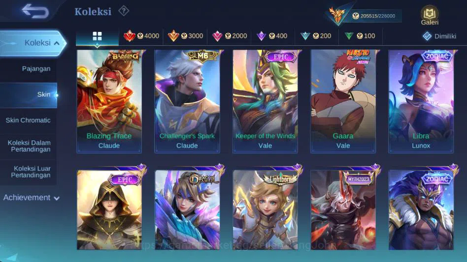 Mobile Legends: Bang Bang Accounts Global,Skin 578,Hero 132,Legnd(miya,saber,aluc,fre image 11