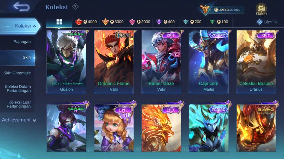 Mobile Legends: Bang Bang Accounts Global,Skin 578,Hero 132,Legnd(miya,saber,aluc,fre image 12