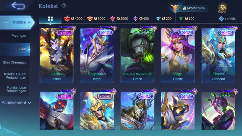 Mobile Legends: Bang Bang Accounts Global,Skin 578,Hero 132,Legnd(miya,saber,aluc,fre image 13