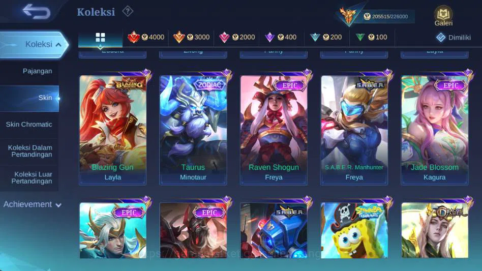 Mobile Legends: Bang Bang Accounts Global,Skin 578,Hero 132,Legnd(miya,saber,aluc,fre image 15