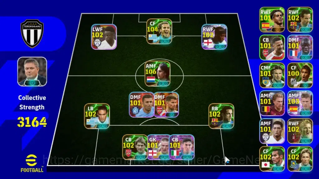 eFootball Accounts Legends & Iconic Players Android|15 Epic Johan Cruyff,Diego Forlan,Martin Caceres,Belletti,Ludovic 1