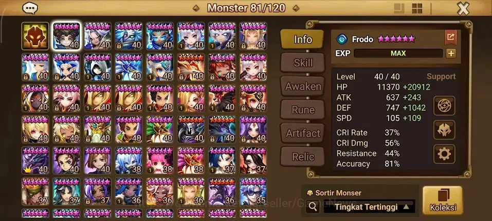 Summoners War: Sky Arena Accounts EU|2LD GROGEN,CELESTARA|FAST FARM|SOLO R5|RTA C2|N image 15