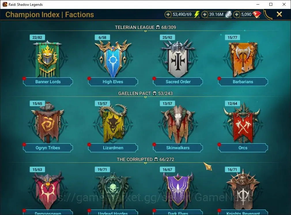 Raid: Shadow Legends Accounts Lv18 564K Power|17 Legend(Ninja,Alice,Artak,Lemini image 20