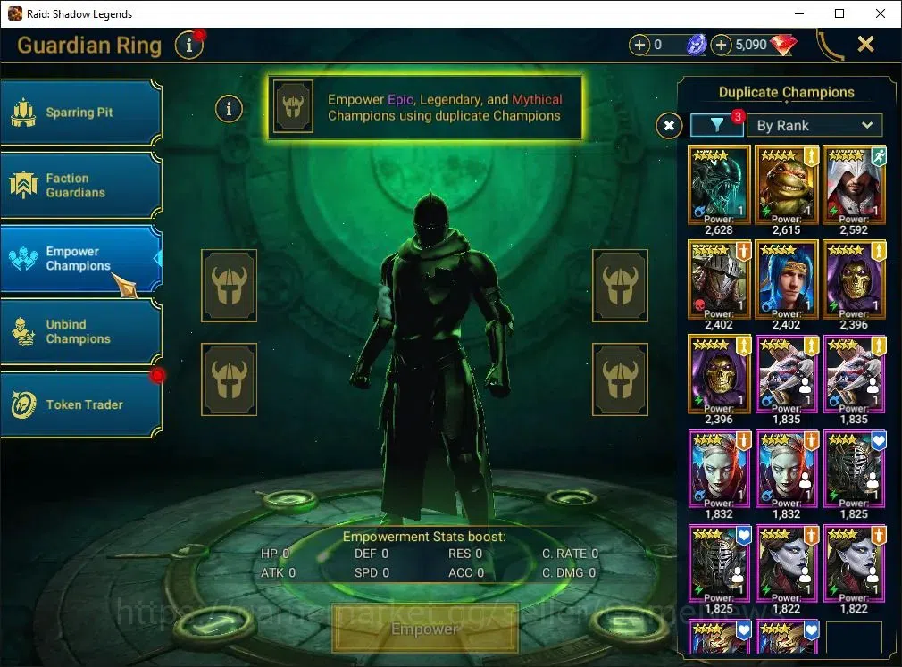 Raid: Shadow Legends Accounts Lv18 564K Power|17 Legend(Ninja,Alice,Artak,Lemini image 8
