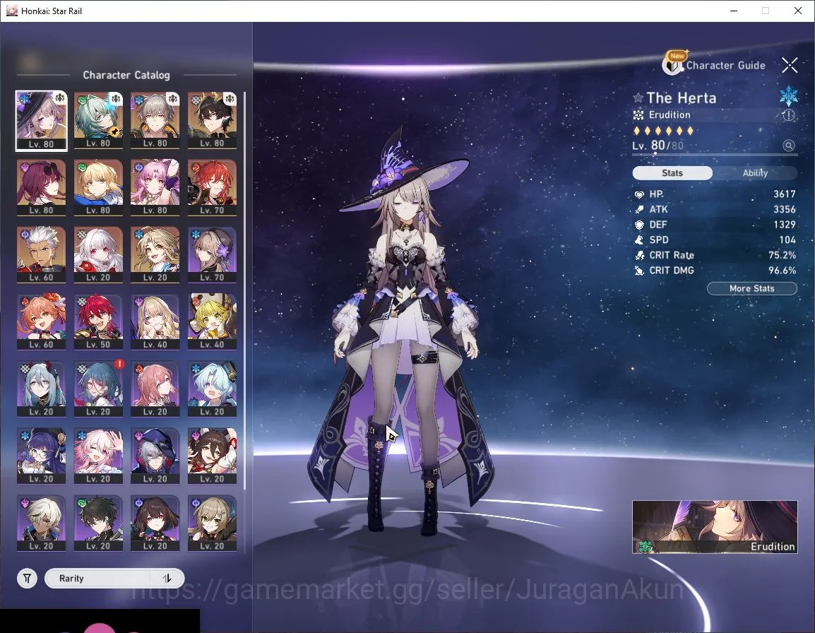 Honkai Star Rail Accounts ASIA|TL63|6 Limited |[The Herta+Sign,Anaxa,Saber,D image 2