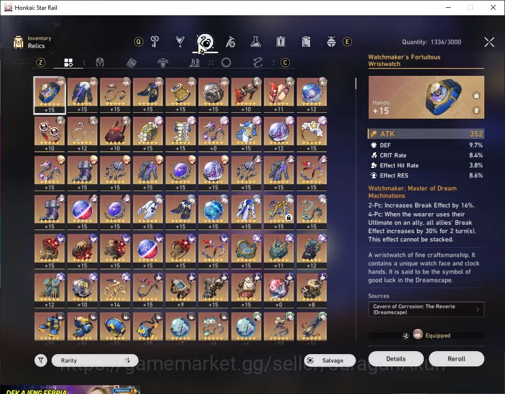 Honkai Star Rail Accounts Mid Game ASIA[TL70] +HI3 |7 limited[Castoric +Sign,Black Swan+Sign,Dan 10