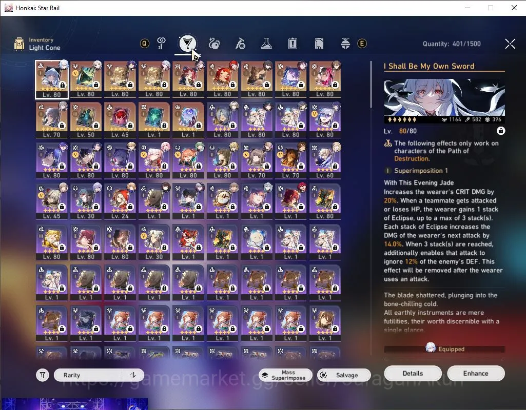 Honkai Star Rail Accounts End Game ASIA|TL 70| 15 Limited |B3 E2+Sign,Hysilens+Sign,Jingliu+Sign,Yunli 3