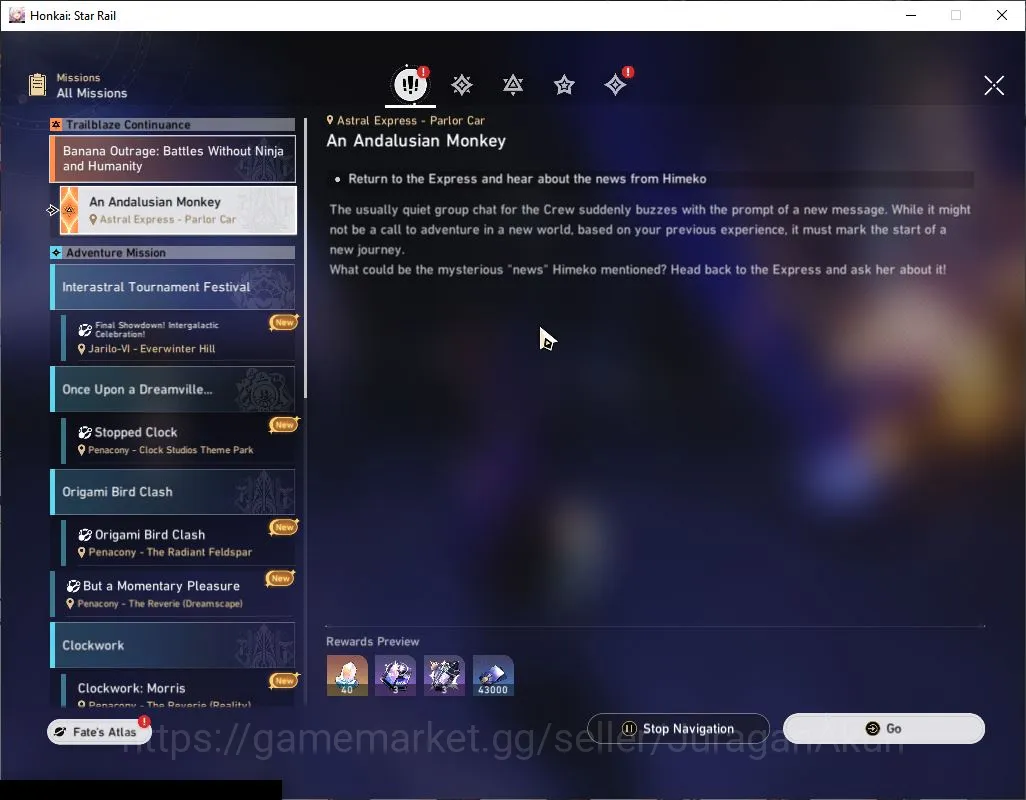 Honkai Star Rail Accounts Mid Game ASIA [TL70]8 Limited [Phainon,The Herta+Sign,Acheron E2+Sign,Aventurine+Sign,Tribbie 10