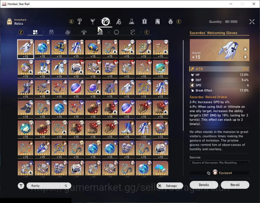 Honkai Star Rail Accounts Mid Game ASIA [TL70]8 Limited [Phainon,The Herta+Sign,Acheron E2+Sign,Aventurine+Sign,Tribbie 5