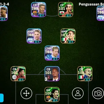 eFootball Accounts Legends & Iconic Players Mobile|PW 3184|Cole Palmer BigT,Francesco Totti Epic,Fabio Cannavaro Epic,Pep