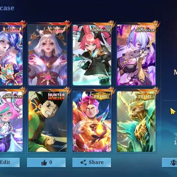 Mobile Legends: Bang Bang Accounts Others Skin 479|Mega V|Legend(Layla,Lunox),Aspirant(Chang'e,Layla,Vexana),HXH