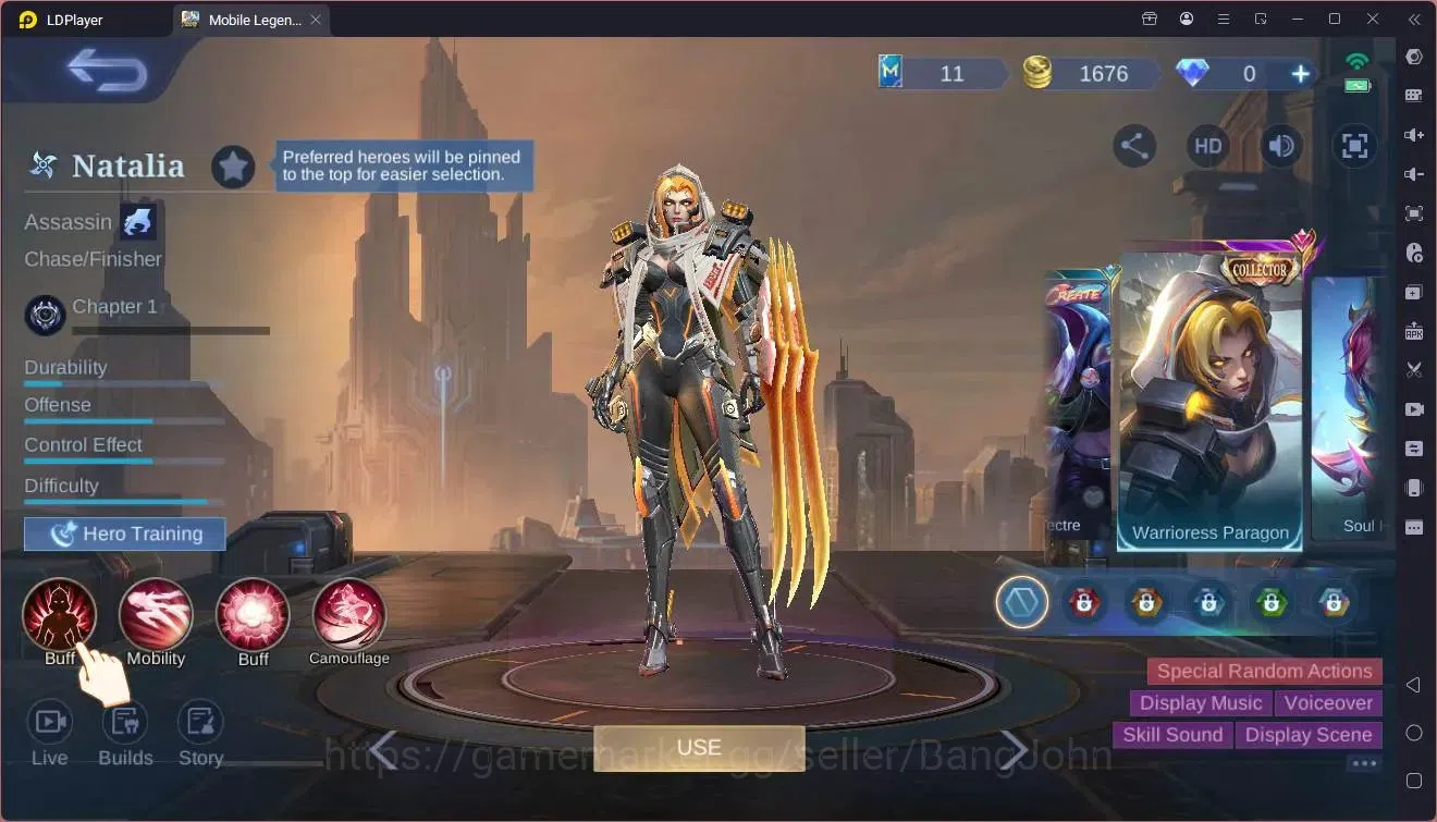 Mobile Legends: Bang Bang Accounts Global|Hero 86|Skin 150|Expert|5-STAR Angela|CC Na image 5