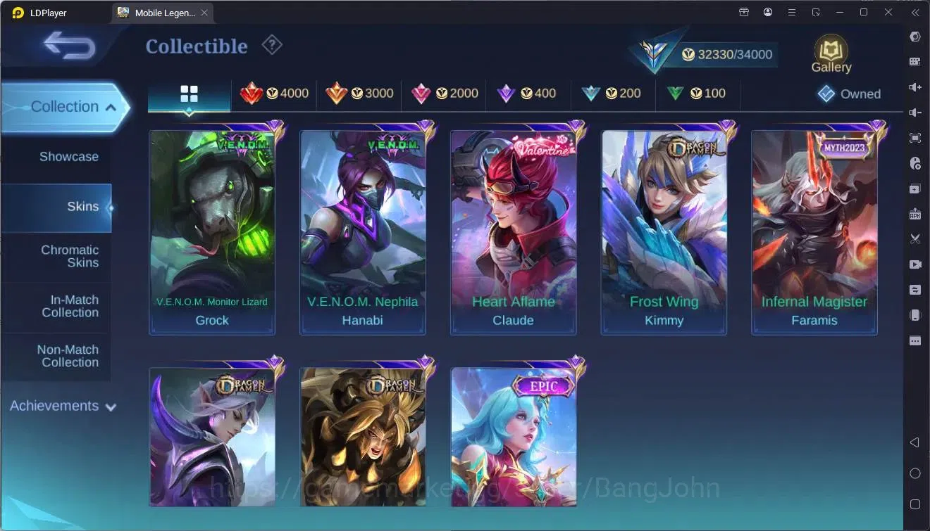Mobile Legends: Bang Bang Accounts Global|Hero 86|Skin 150|Expert|5-STAR Angela|CC Na image 7