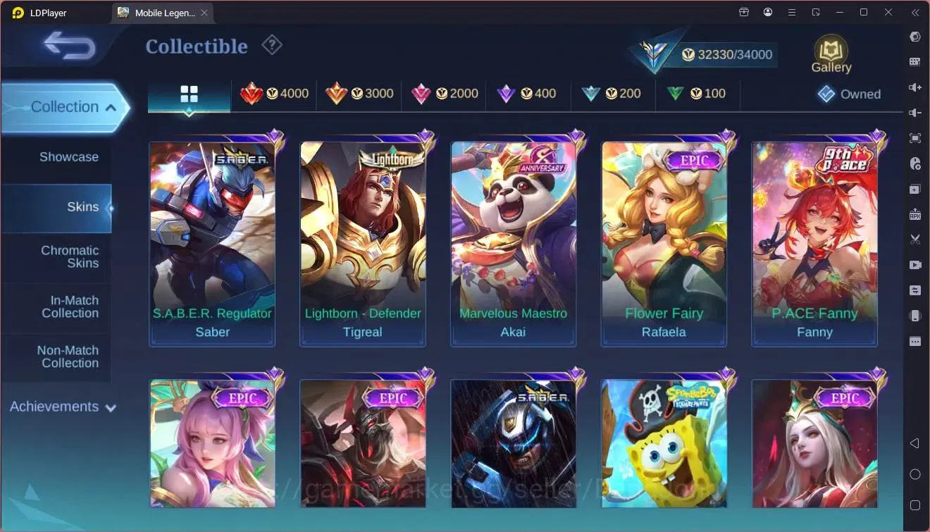 Mobile Legends: Bang Bang Accounts Global|Hero 86|Skin 150|Expert|5-STAR Angela|CC Na image 9