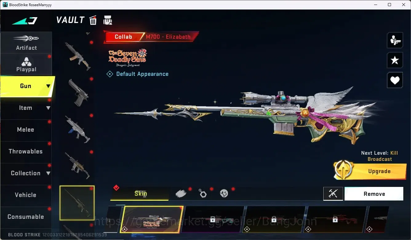 Blood Strike Accounts ASIA | ETERNAL: Desert Eagle|COLLAB ENZO KRAKEN|6  image 7