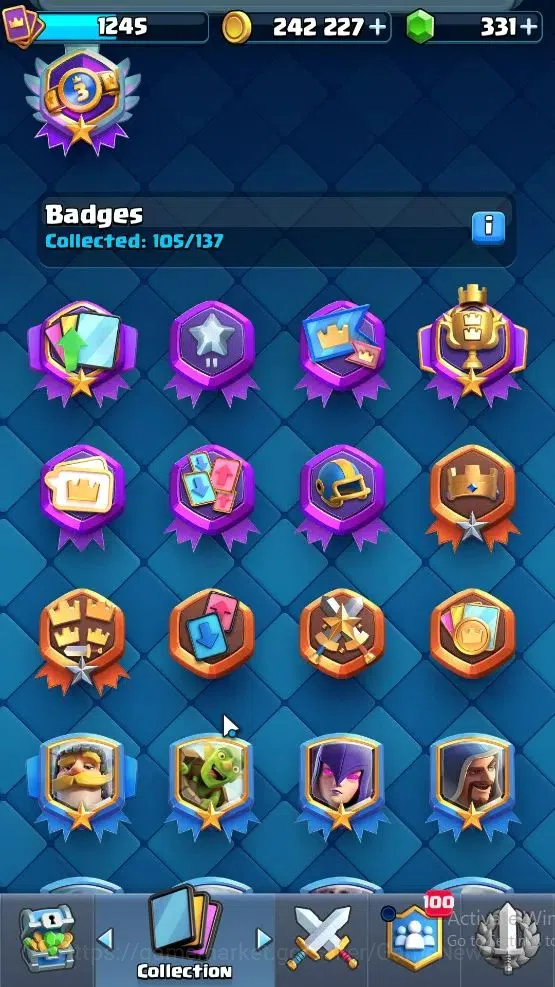 Clash Royale Accounts Lv 1245|Trophy 7826|KTL 13|Card 118/121|2 Hero 6 E image 10