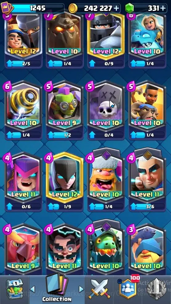 Clash Royale Accounts Lv 1245|Trophy 7826|KTL 13|Card 118/121|2 Hero 6 E image 14