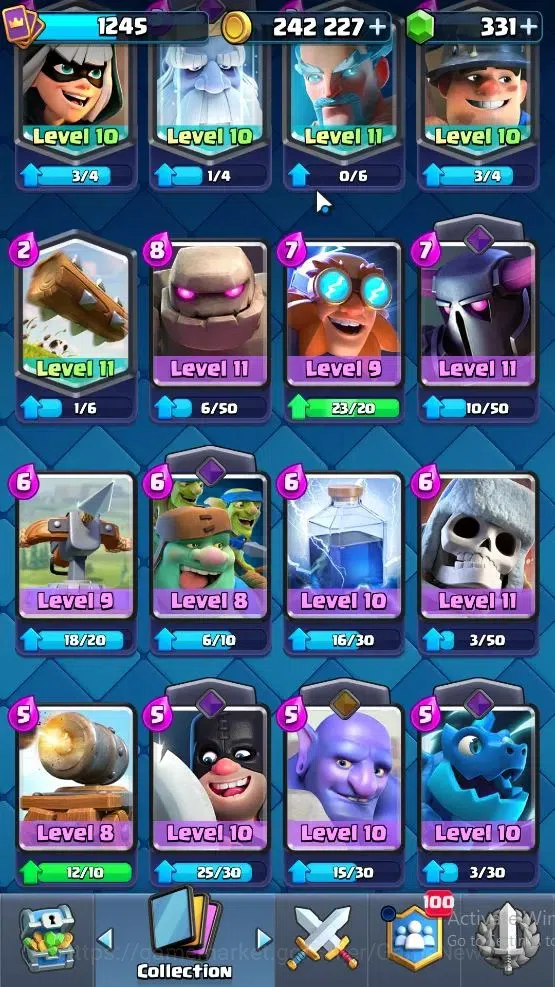 Clash Royale Accounts Lv 1245|Trophy 7826|KTL 13|Card 118/121|2 Hero 6 E image 15