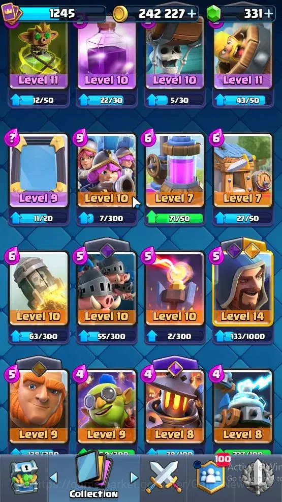 Clash Royale Accounts Lv 1245|Trophy 7826|KTL 13|Card 118/121|2 Hero 6 E image 17