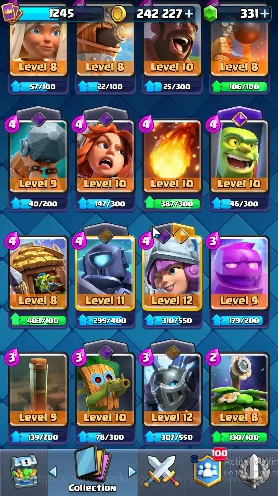 Clash Royale Accounts Lv 1245|Trophy 7826|KTL 13|Card 118/121|2 Hero 6 E image 18