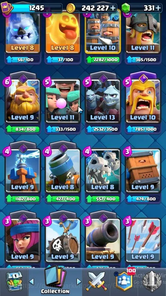 Clash Royale Accounts Lv 1245|Trophy 7826|KTL 13|Card 118/121|2 Hero 6 E image 19