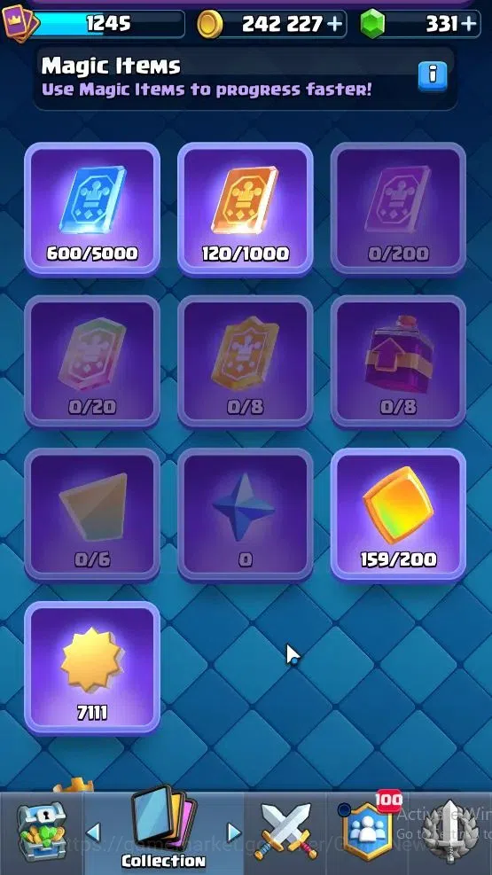 Clash Royale Accounts Lv 1245|Trophy 7826|KTL 13|Card 118/121|2 Hero 6 E image 6