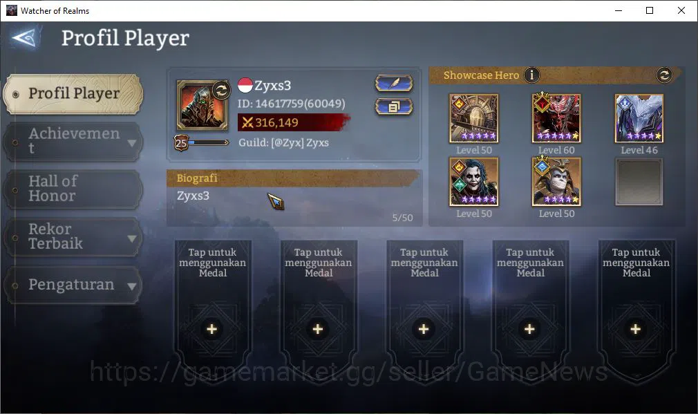 Watcher of Realms Accounts Global 60x|Lv25| 316K Power | 2 Lord [Valderon,Ven image 2