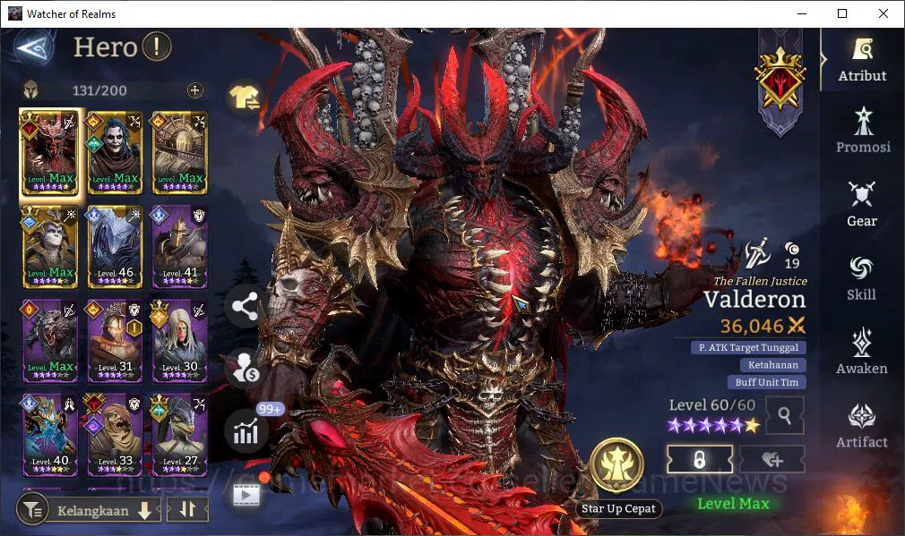 Watcher of Realms Accounts Global 60x|Lv25| 316K Power | 2 Lord [Valderon,Ven image 5