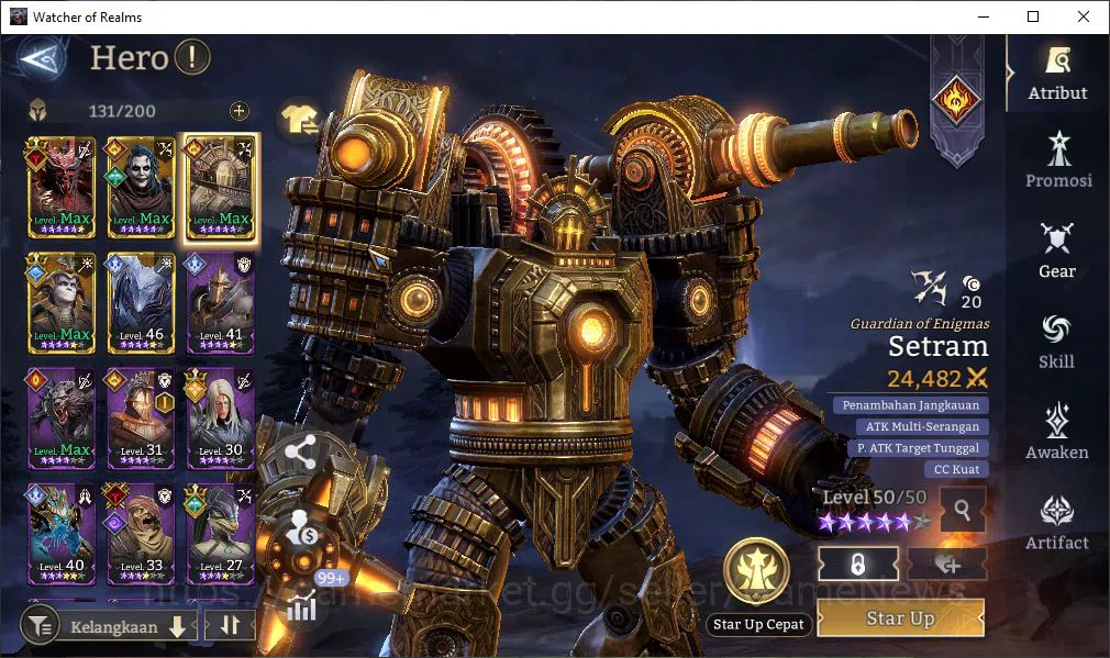 Watcher of Realms Accounts Global 60x|Lv25| 316K Power | 2 Lord [Valderon,Ven image 6