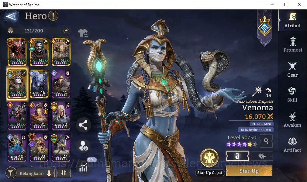 Watcher of Realms Accounts Global 60x|Lv25| 316K Power | 2 Lord [Valderon,Ven image 7