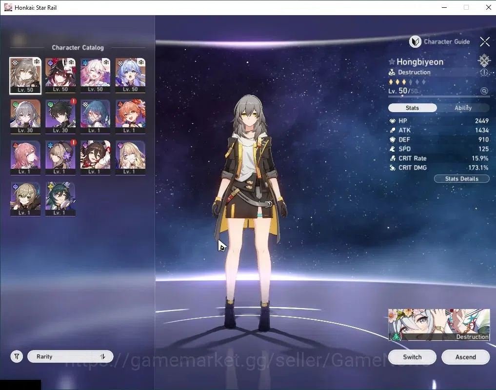 Honkai Star Rail Accounts Asia|TL 40|36,8K SJ+29 Star Rail Special Pass|2 Li image 4