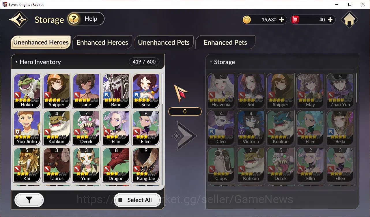 Seven Knights Re:Birth Accounts Global Sea|4 Ex-7k [Fai,Juri,Rosie,Melia]& 17 TC6+ image 12