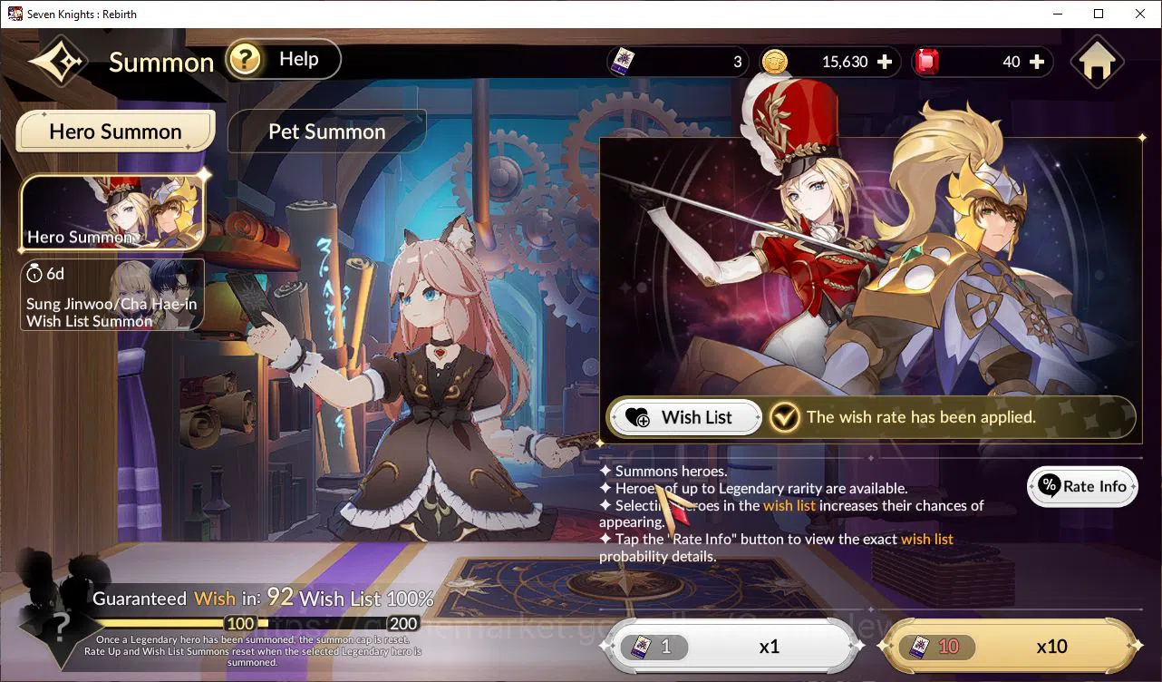 Seven Knights Re:Birth Accounts Global Sea|4 Ex-7k [Fai,Juri,Rosie,Melia]& 17 TC6+ image 13